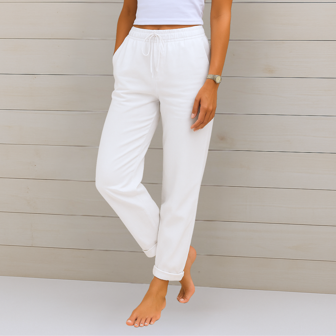 May | Premium Breathable Linen Stretch Trousers