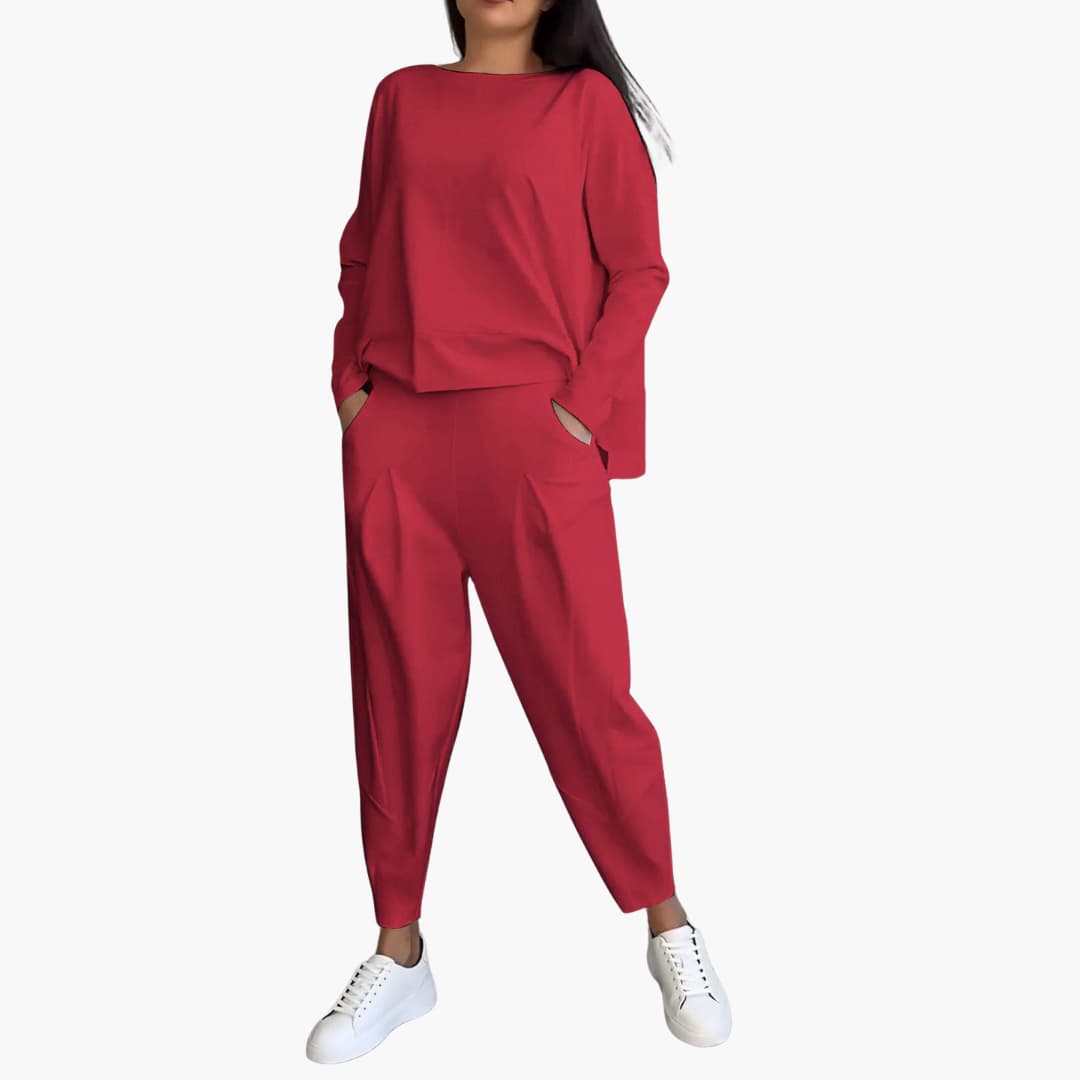 Anna | Comfortable Two-Piece Set with Round Neckline