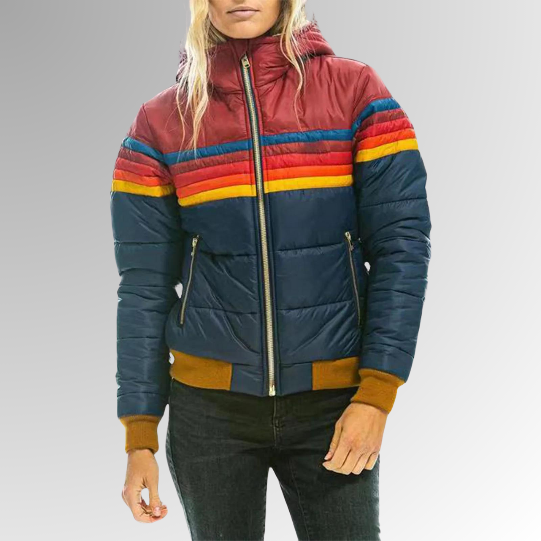 Marietta | Striped Puffer Jacket