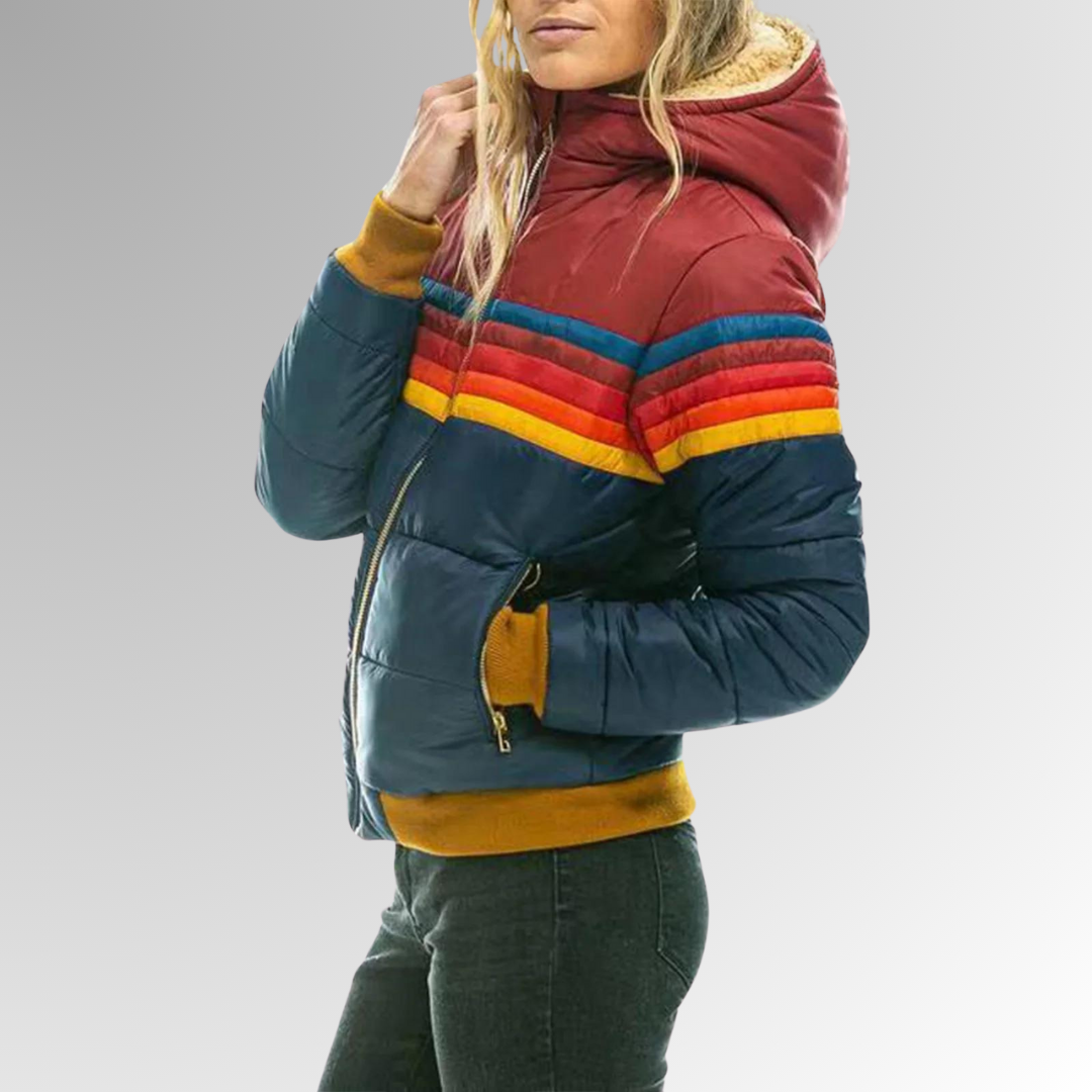 Marietta | Striped Puffer Jacket