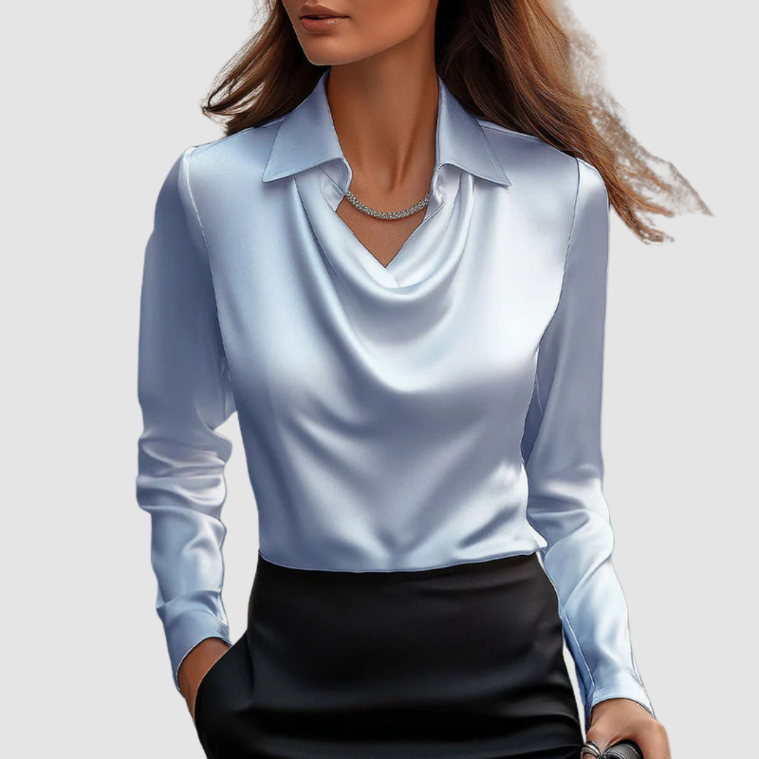 Catalina | Elegant Satin Blouse