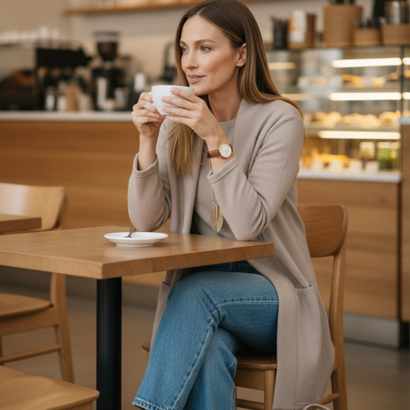 Chic & Cozy 3-Piece Set β Long Cardigan, Top & Pants π