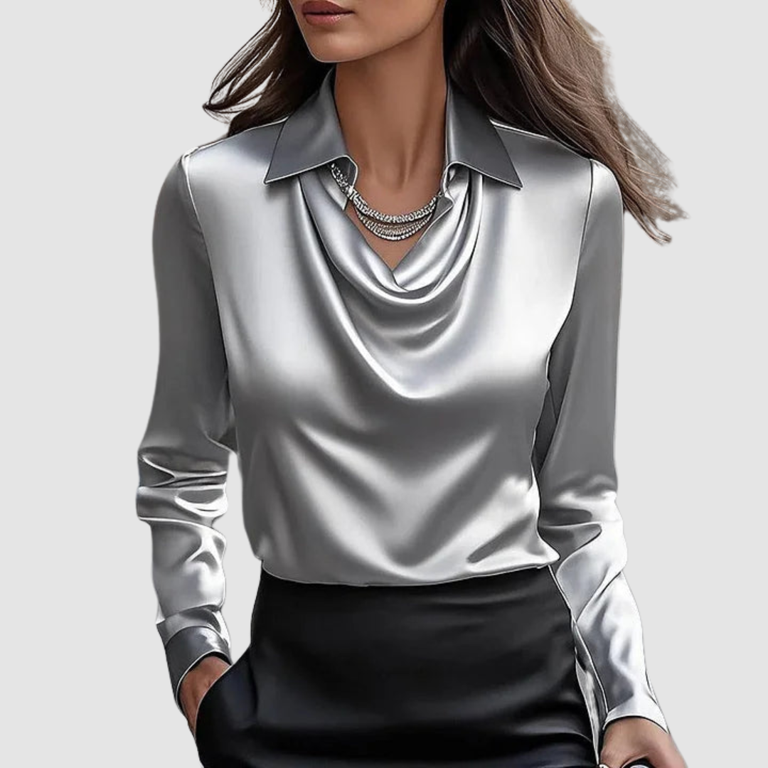 Catalina | Elegant Satin Blouse