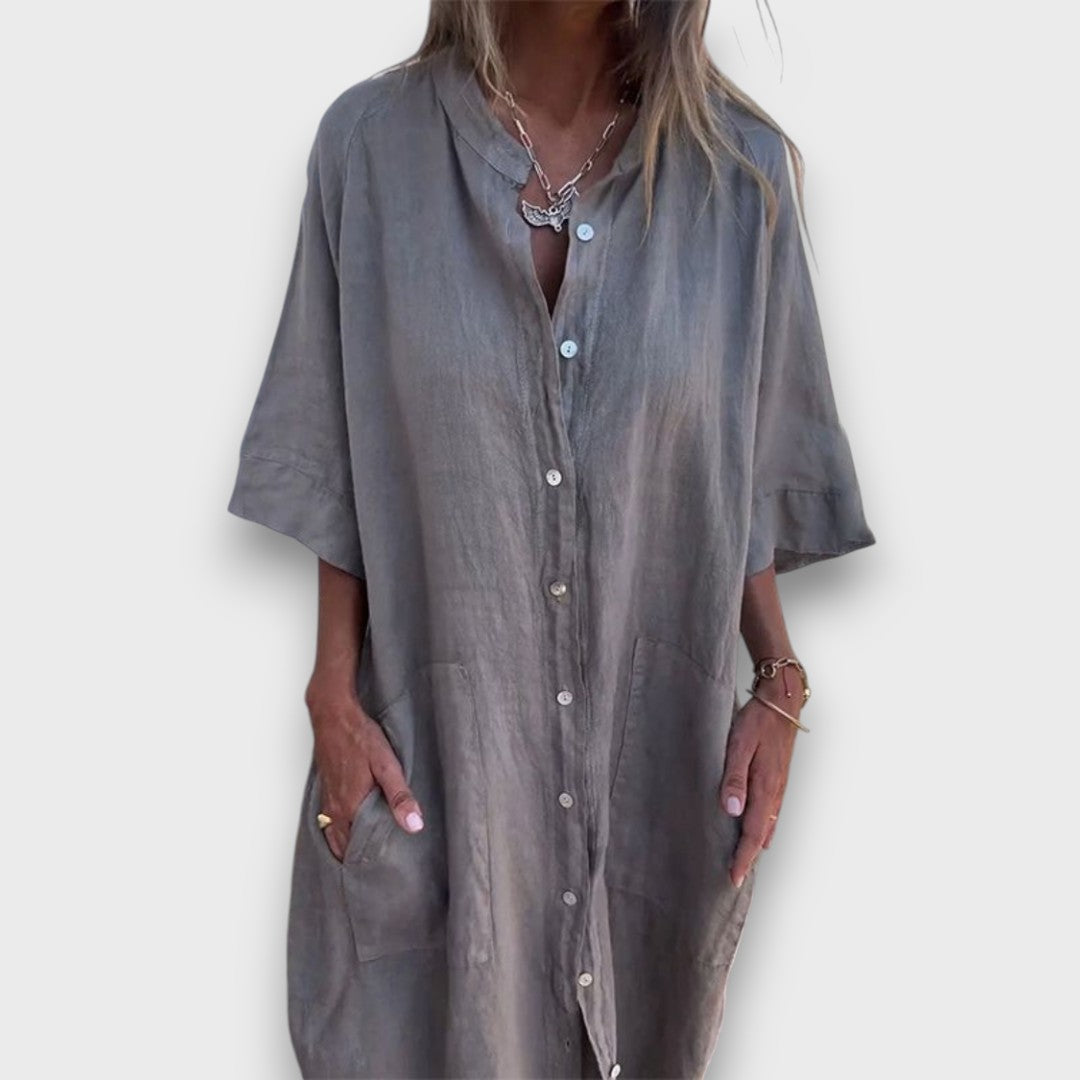 Mora | Casual Shirt Dress