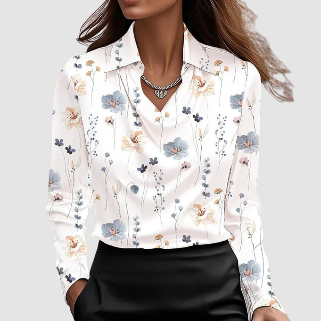 Catalina | Elegant Satin Blouse