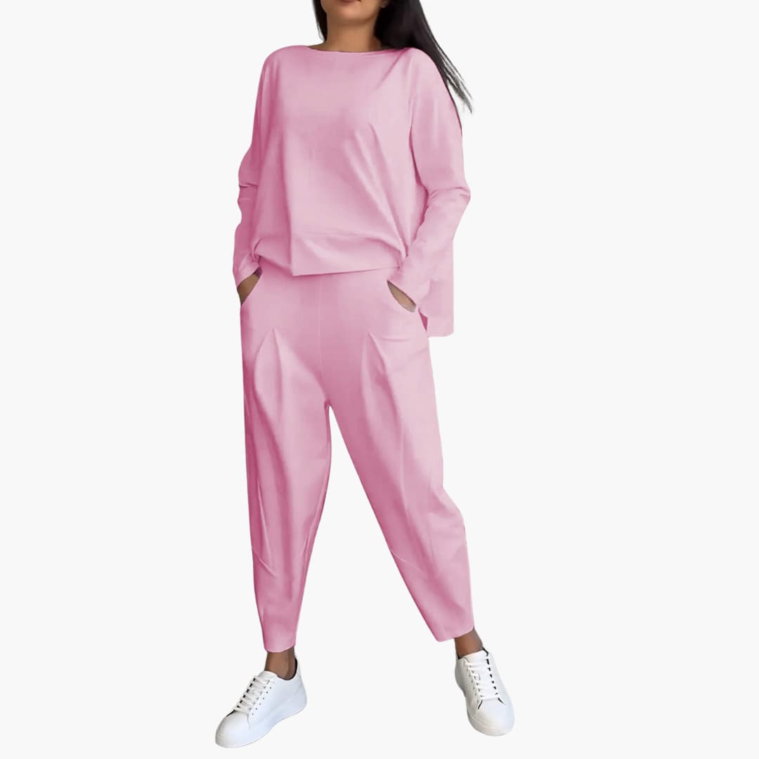 Anna | Comfortable Two-Piece Set with Round Neckline