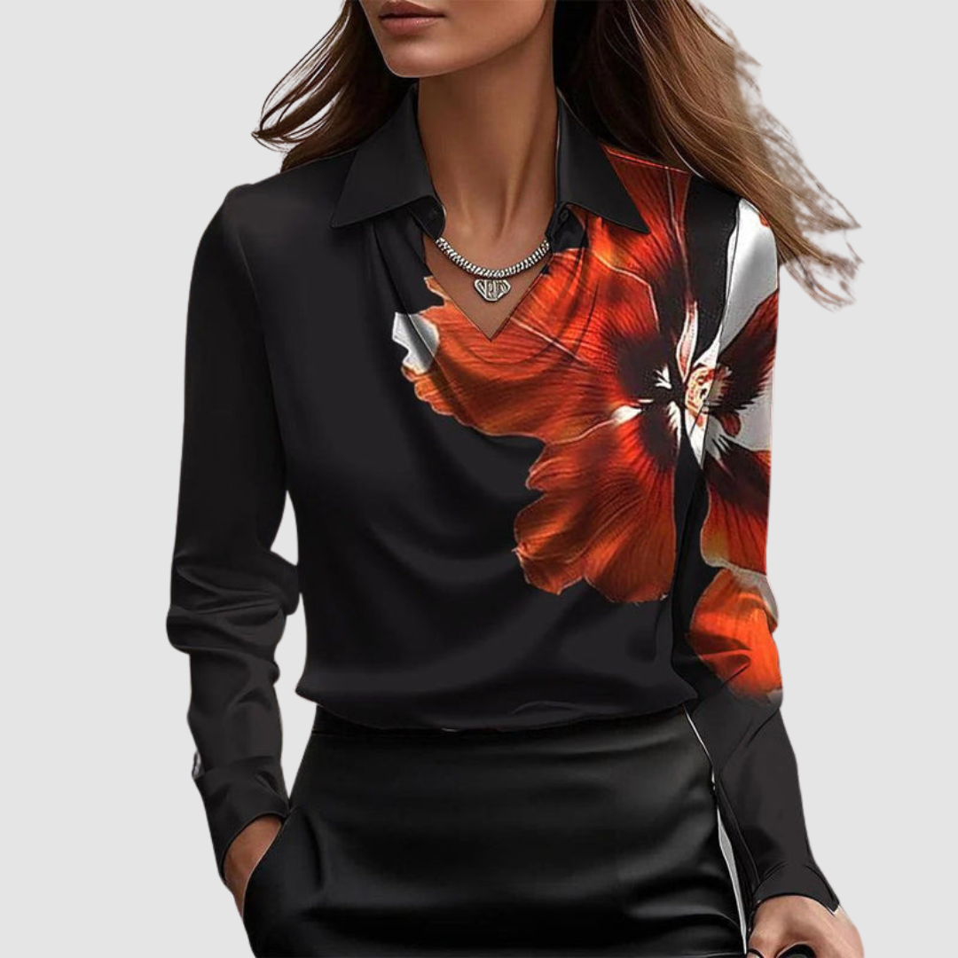 Catalina | Elegant Satin Blouse
