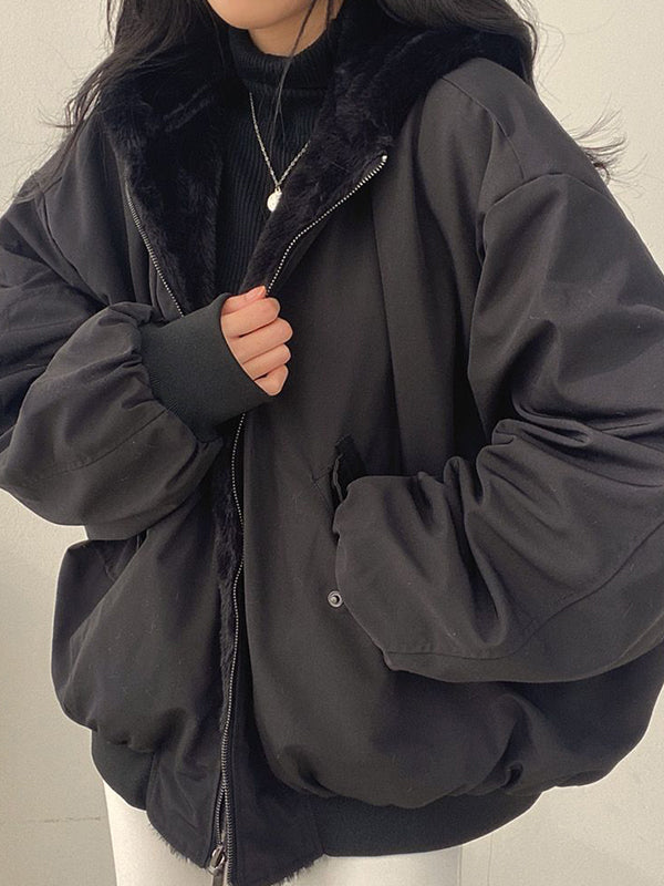 Reversible Sherpa Hood Jacket
