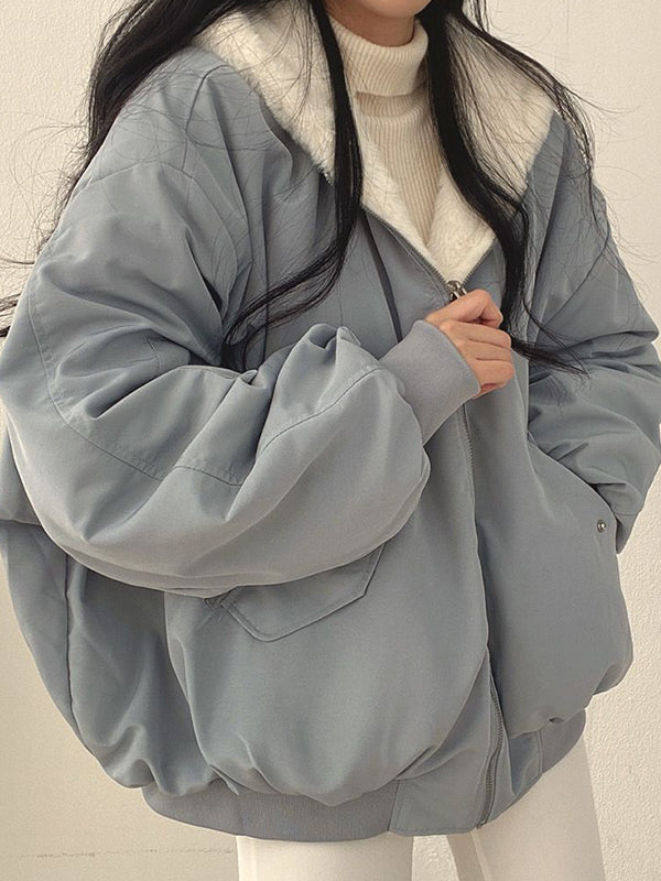 Reversible Sherpa Hood Jacket