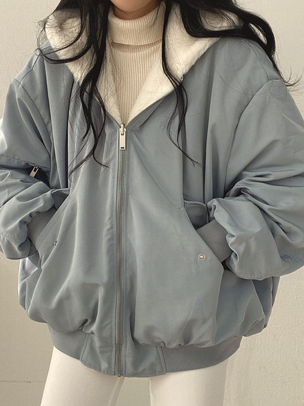 Reversible Sherpa Hood Jacket