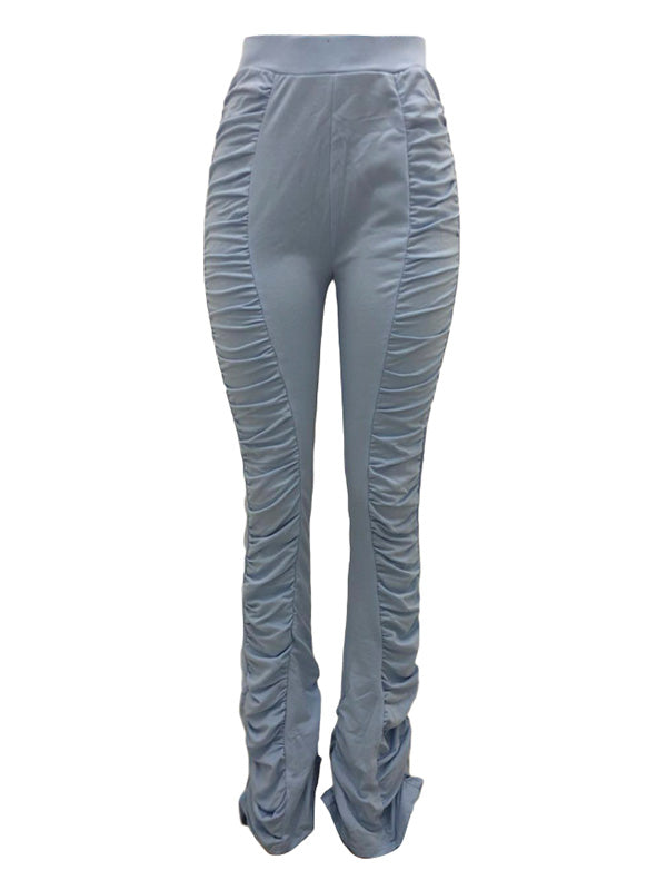 High Waisted Stacked Stretch Pants