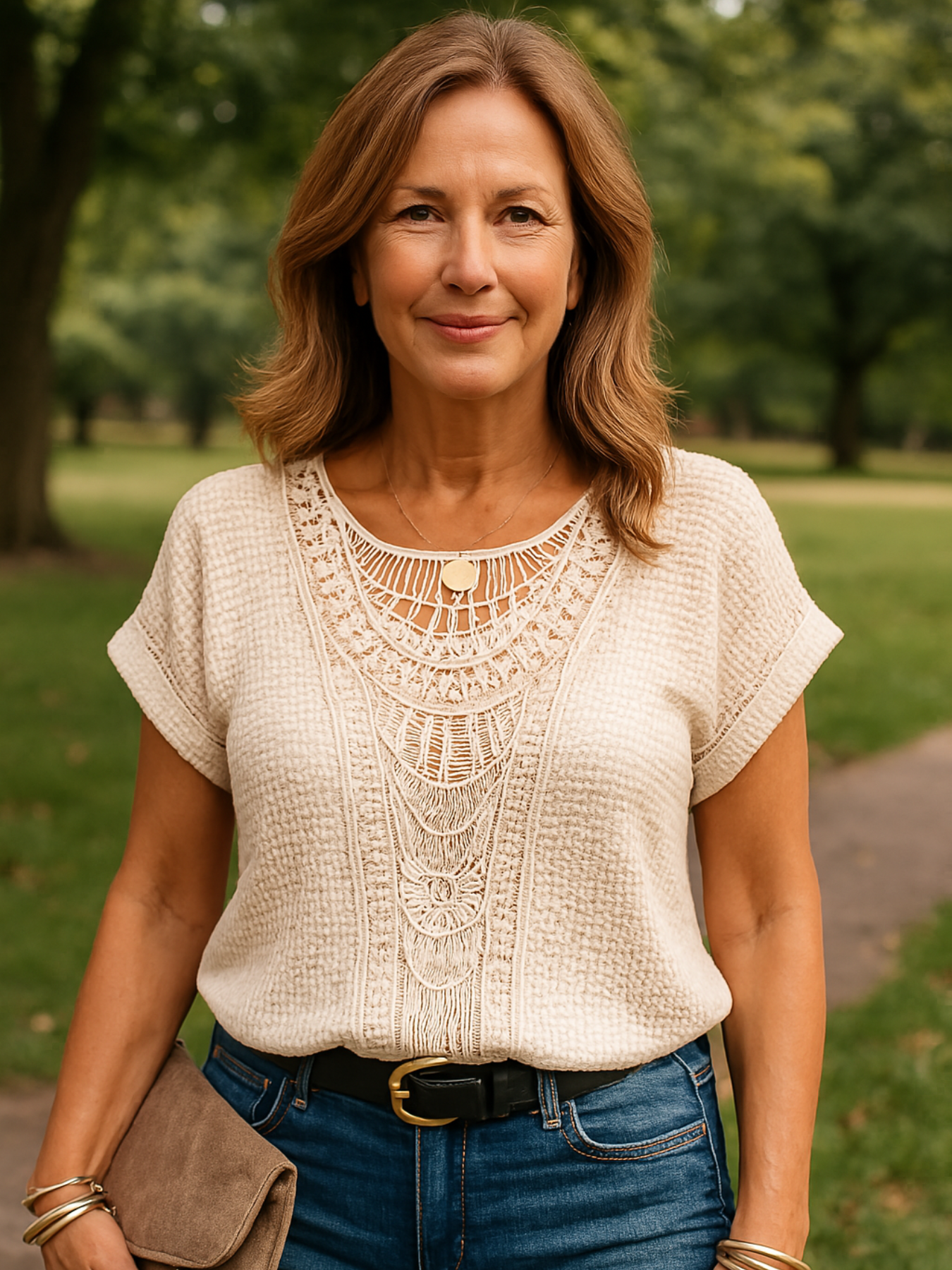 Brooke | Beautifully Detailed Knitted Top