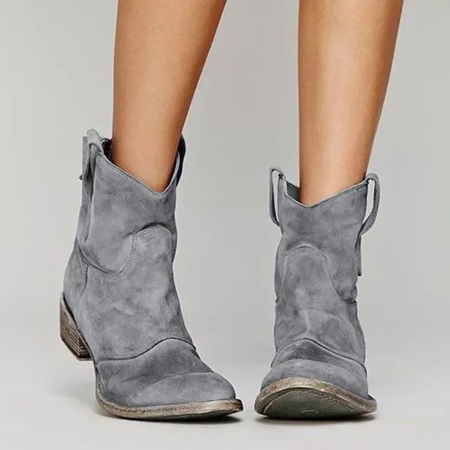 Ally | Vintage Cowboy Ankle Boots