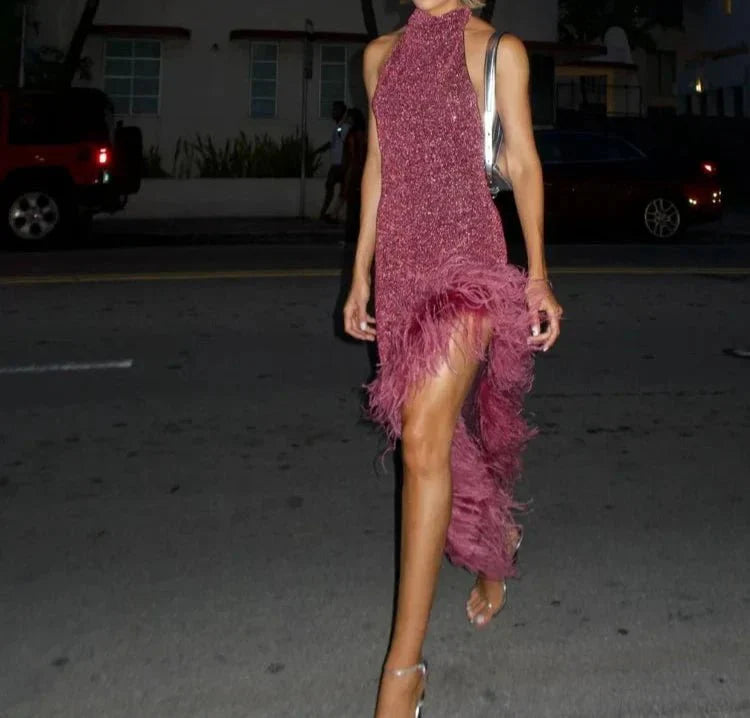 Feather - Glitter Dress