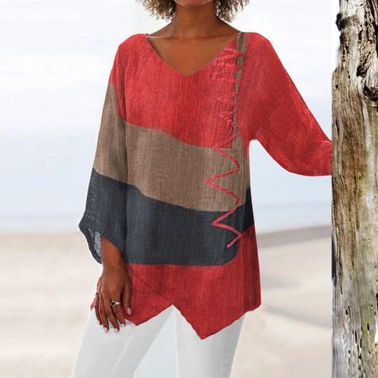 Lina | Comfortable Everyday Long Sleeve Blouse