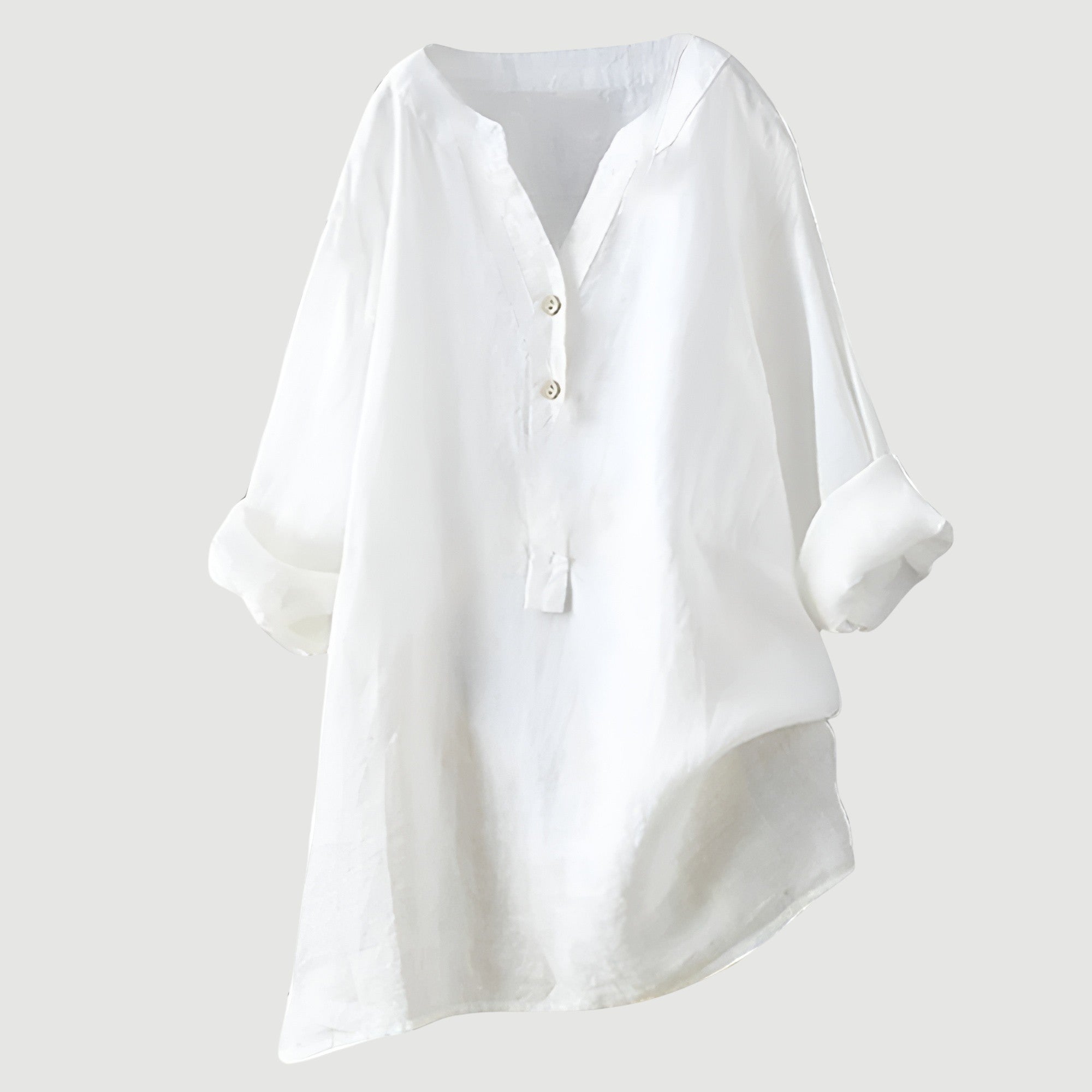Flora | Airy and Comfortable Button-Up Shirt