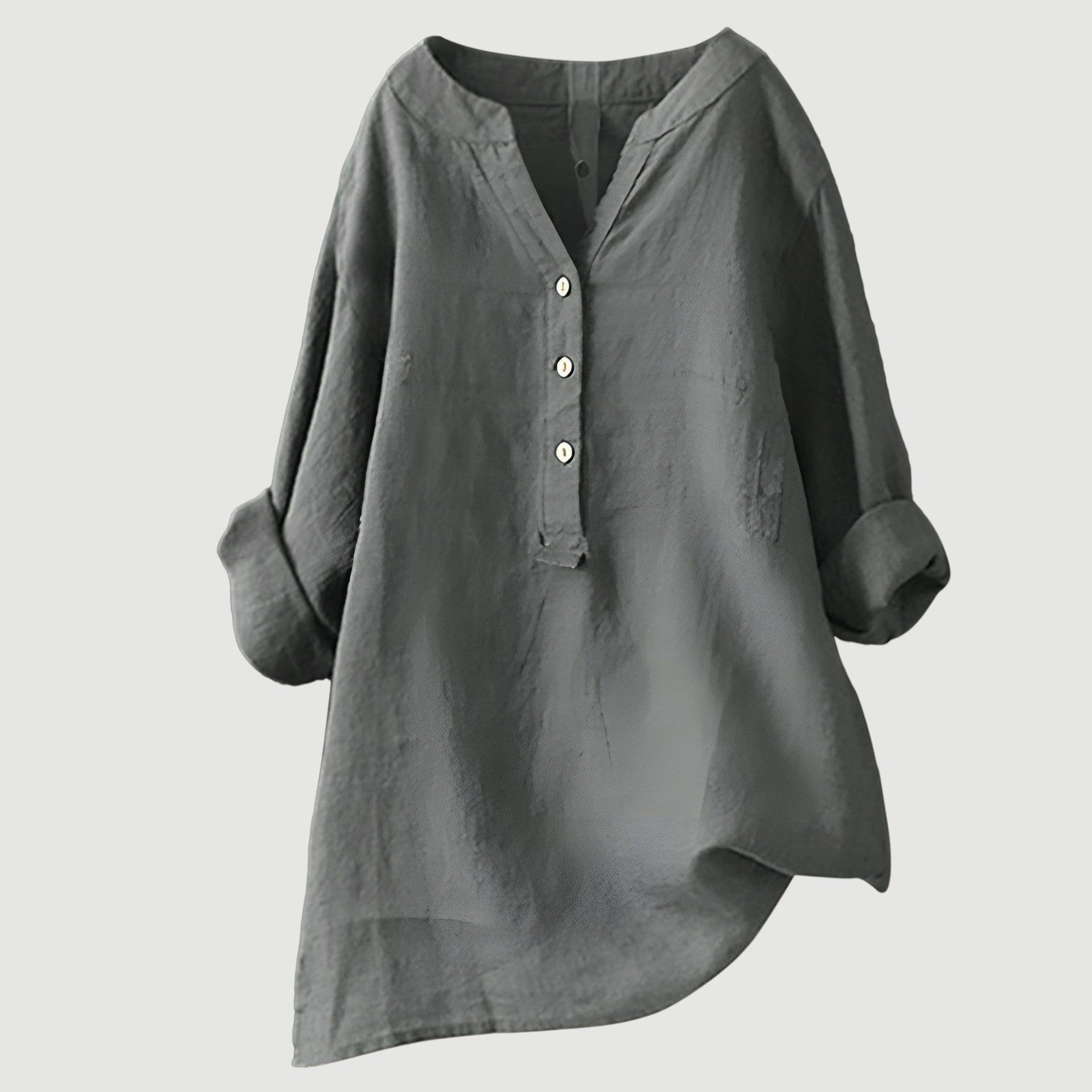Flora | Airy and Comfortable Button-Up Shirt