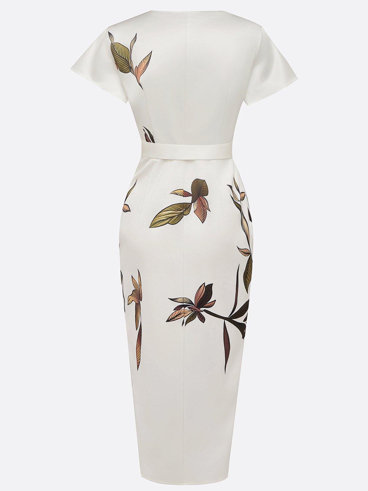 Amira | Satin Wrap Dress