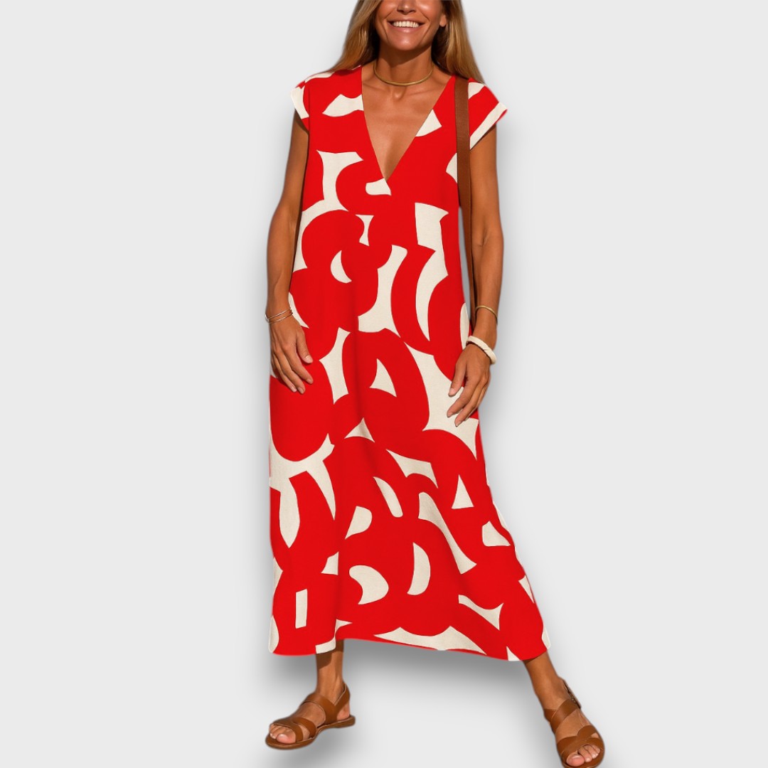 Love | Airy Dress with V-Neck