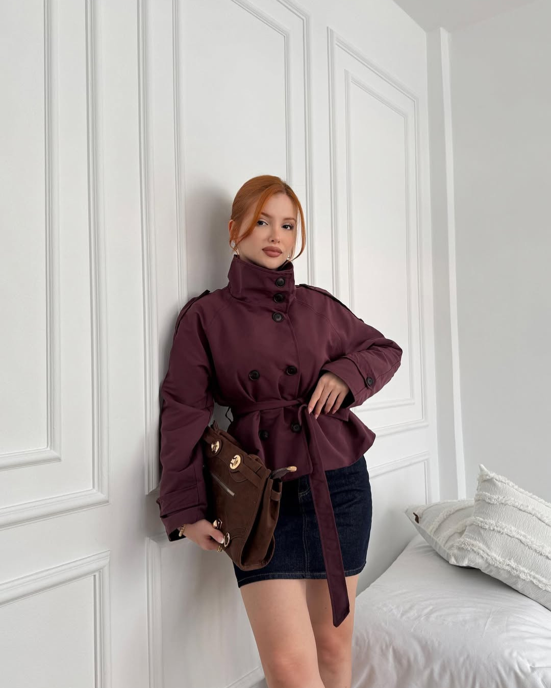 OLIVIA | Short Trench Coat