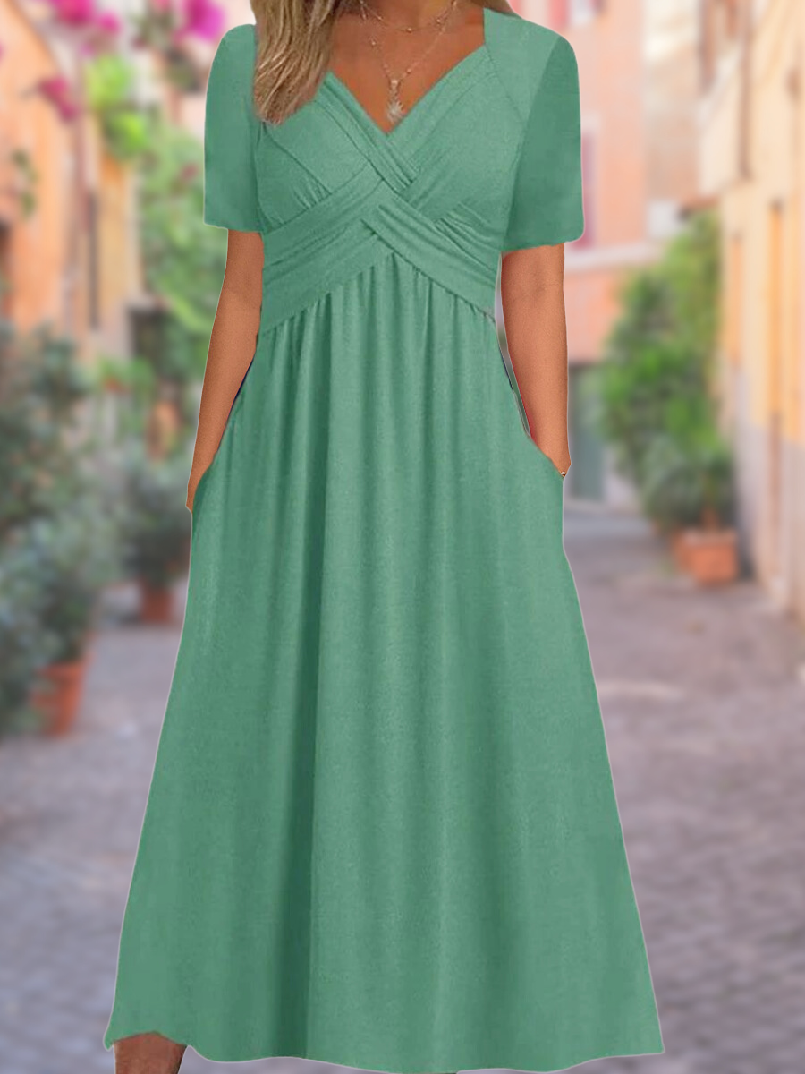 Aria | Comfortable V-Neck Dress