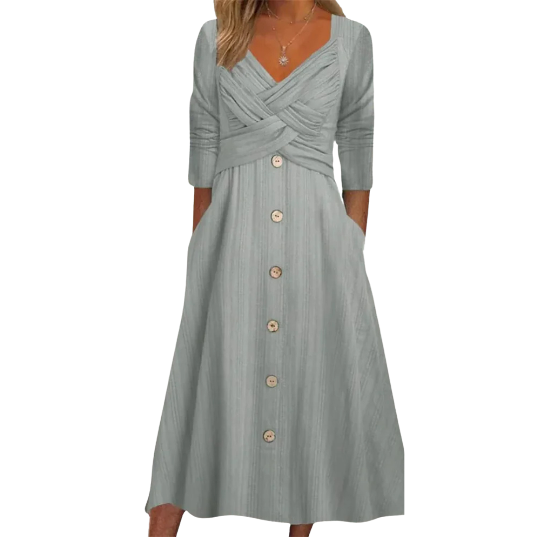 Ella | Elegant Tummy Coverage Dress