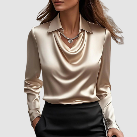 Catalina | Elegant Satin Blouse