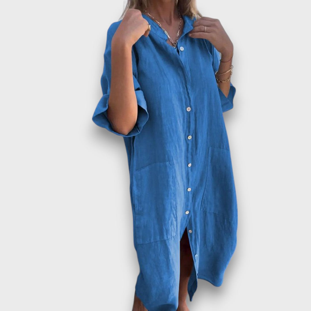 Mora | Casual Shirt Dress