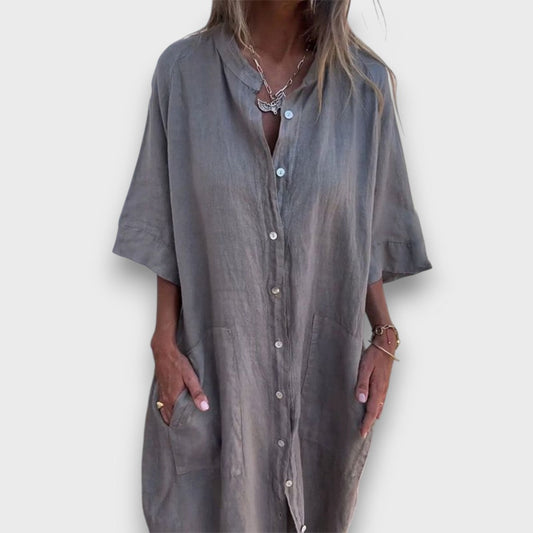 Mora | Casual Shirt Dress