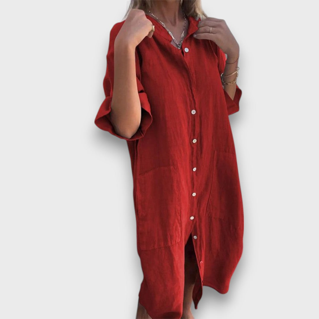 Mora | Casual Shirt Dress