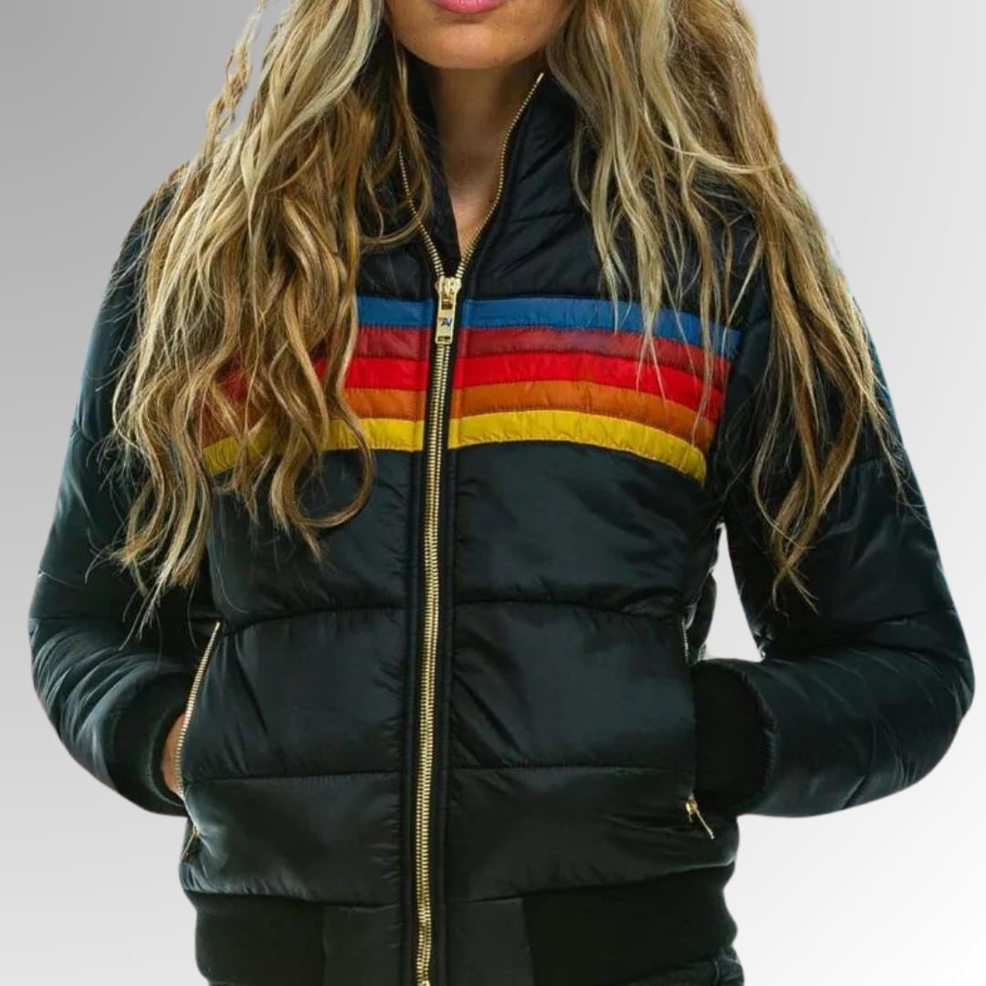Marietta | Striped Puffer Jacket