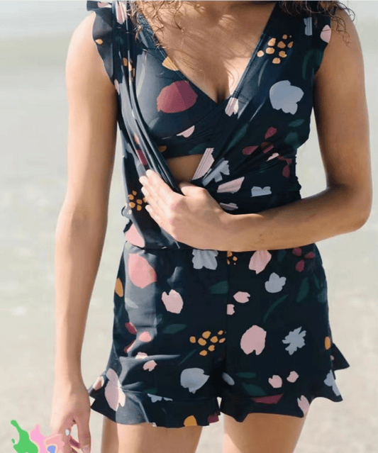 Sophie | Swimsuit with Ruffles and Built-in Bra