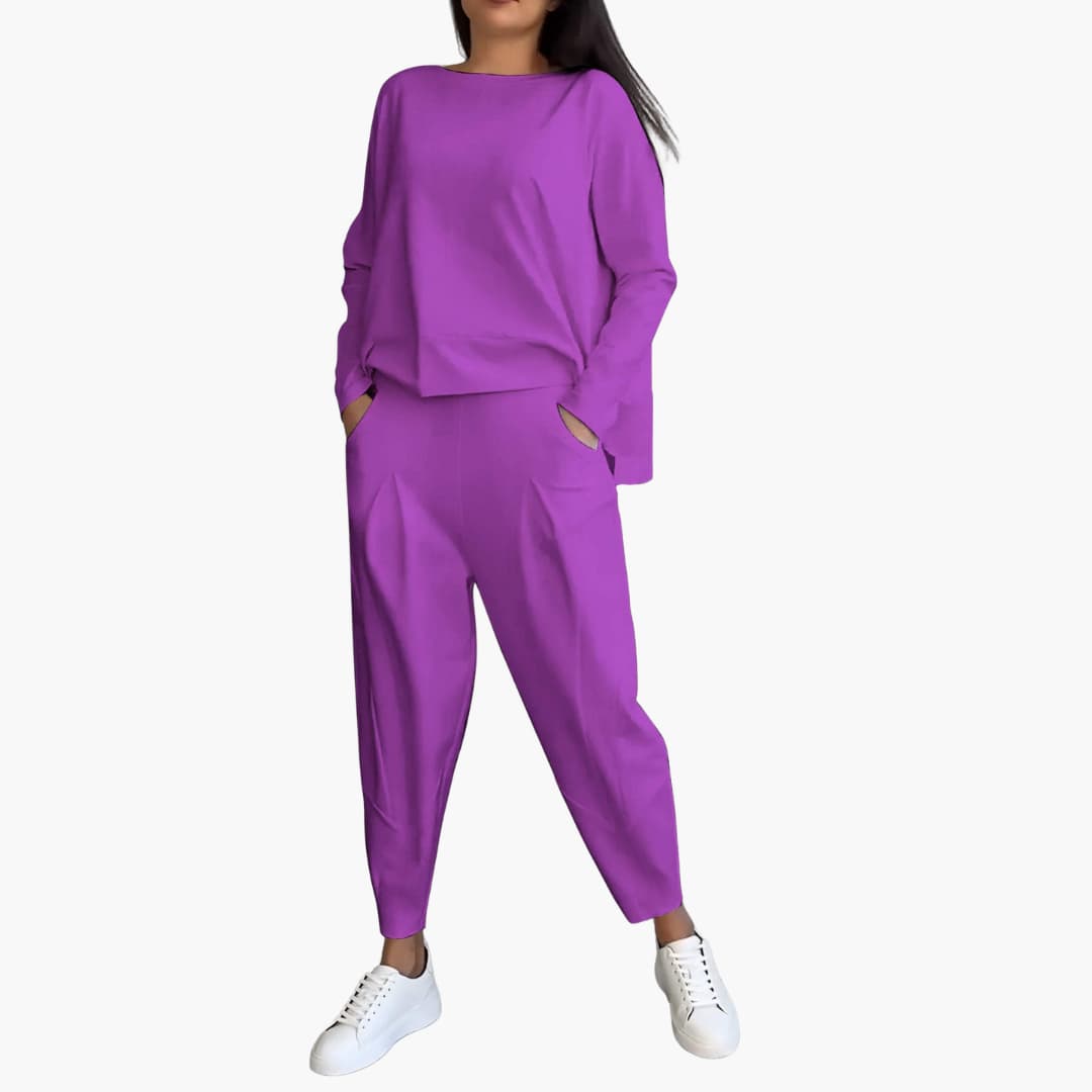 Anna | Comfortable Two-Piece Set with Round Neckline