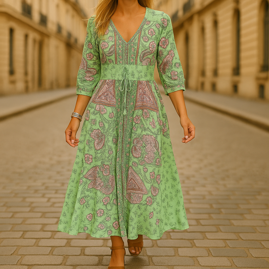 Adora | Bohemian Maxi Summer Dress