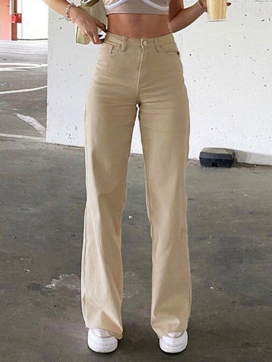 Elin - Solid Flare Jeans