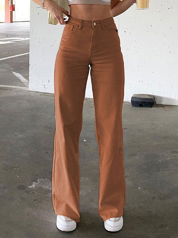 Elin - Solid Flare Jeans