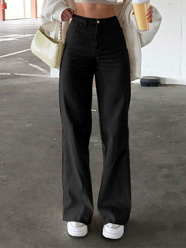 Elin - Solid Flare Jeans