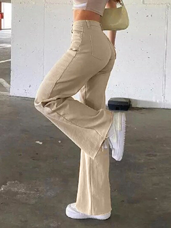 Elin - Solid Flare Jeans