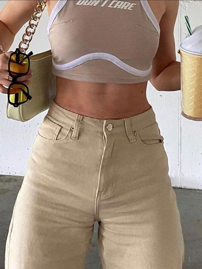 Elin - Solid Flare Jeans