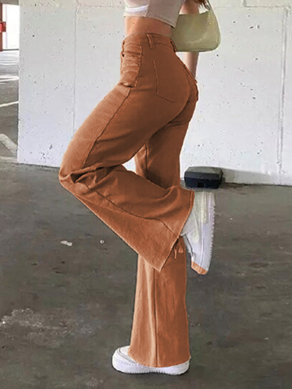 Elin - Solid Flare Jeans