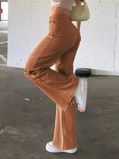 Elin - Solid Flare Jeans