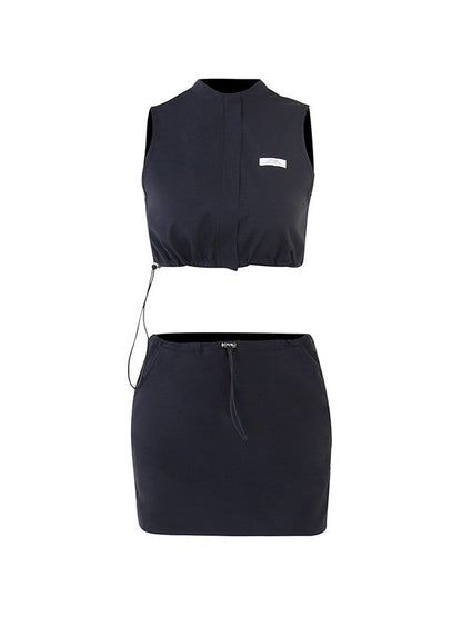Yma - Tank Top & Mini Skirt Set
