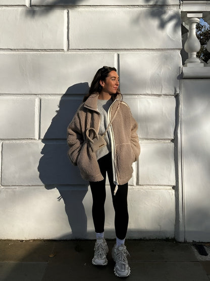 KAJA – Soft teddy coat