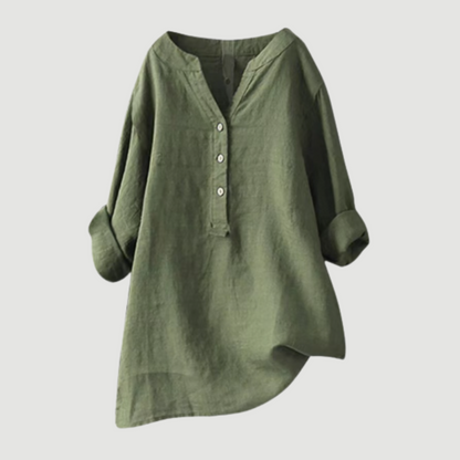 Flora | Airy and Comfortable Button-Up Shirt