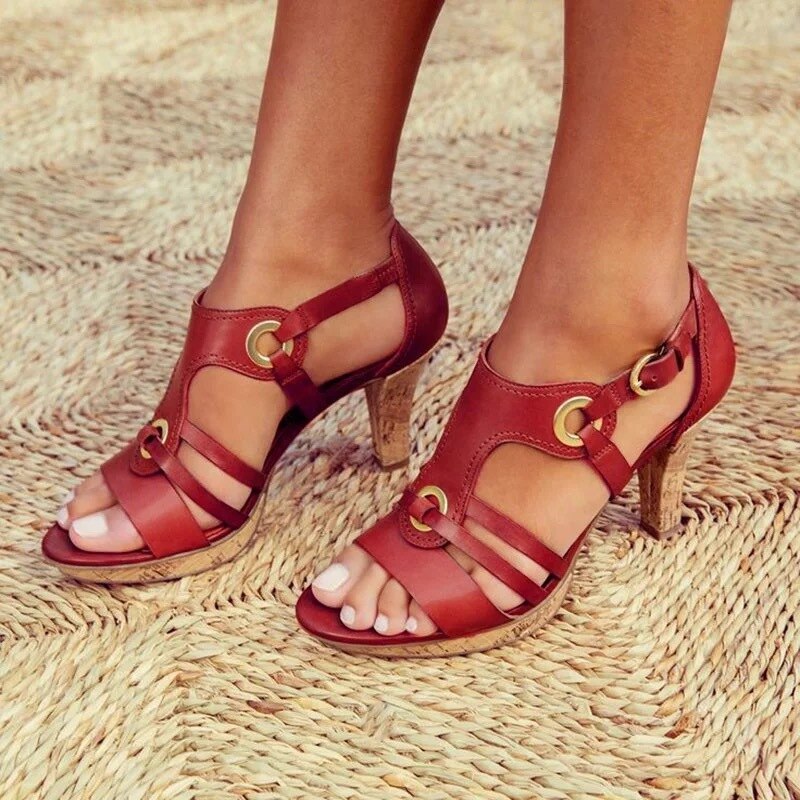Francesca | Stylish Comfort Heel Sandal