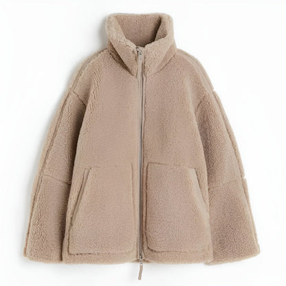 KAJA – Soft teddy coat