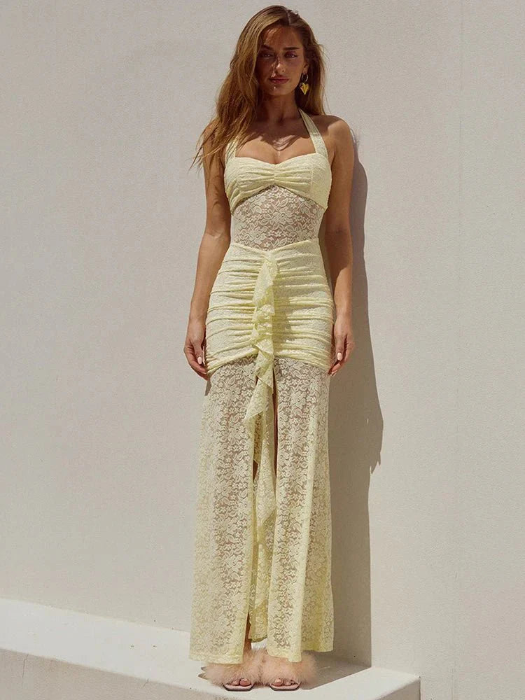 Lace - Bodycon maxi dress