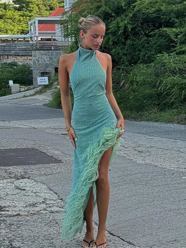 Feather - Glitter Dress