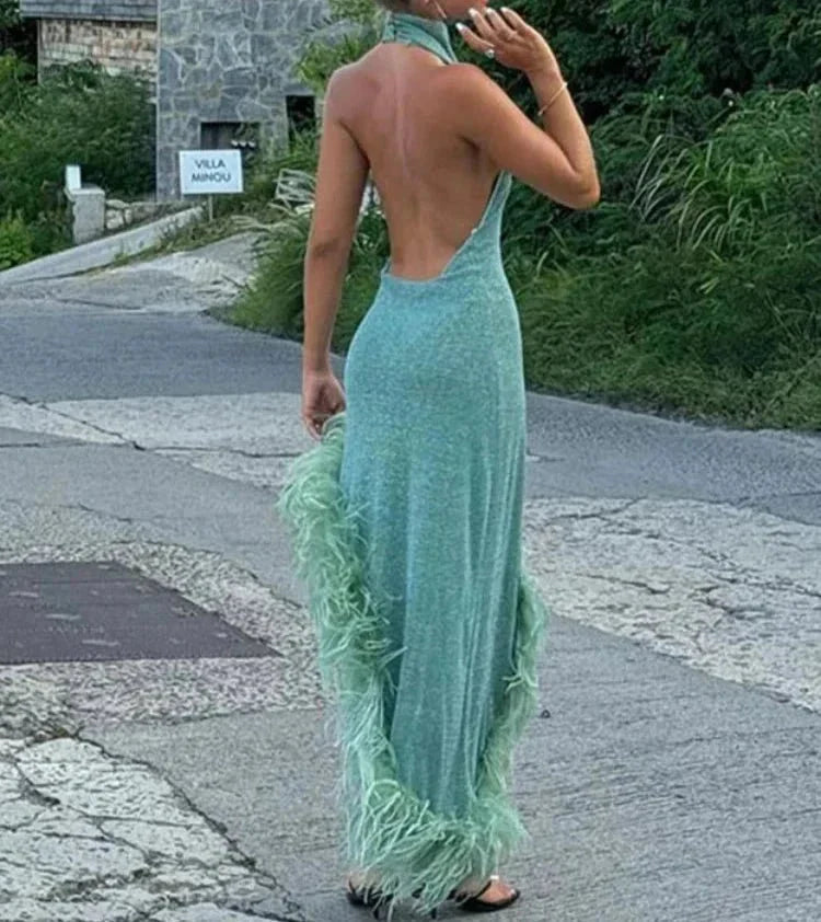 Feather - Glitter Dress