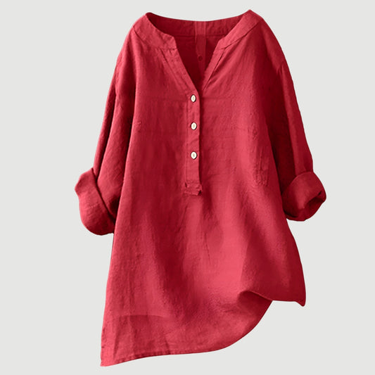 Flora | Airy and Comfortable Button-Up Shirt